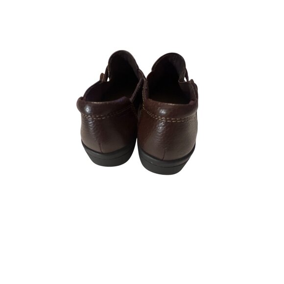 Clarks Womens Cheyn Madi‎ Leather Slip-On Loafers - Dark Brown Size 7M - Picture 4 of 7